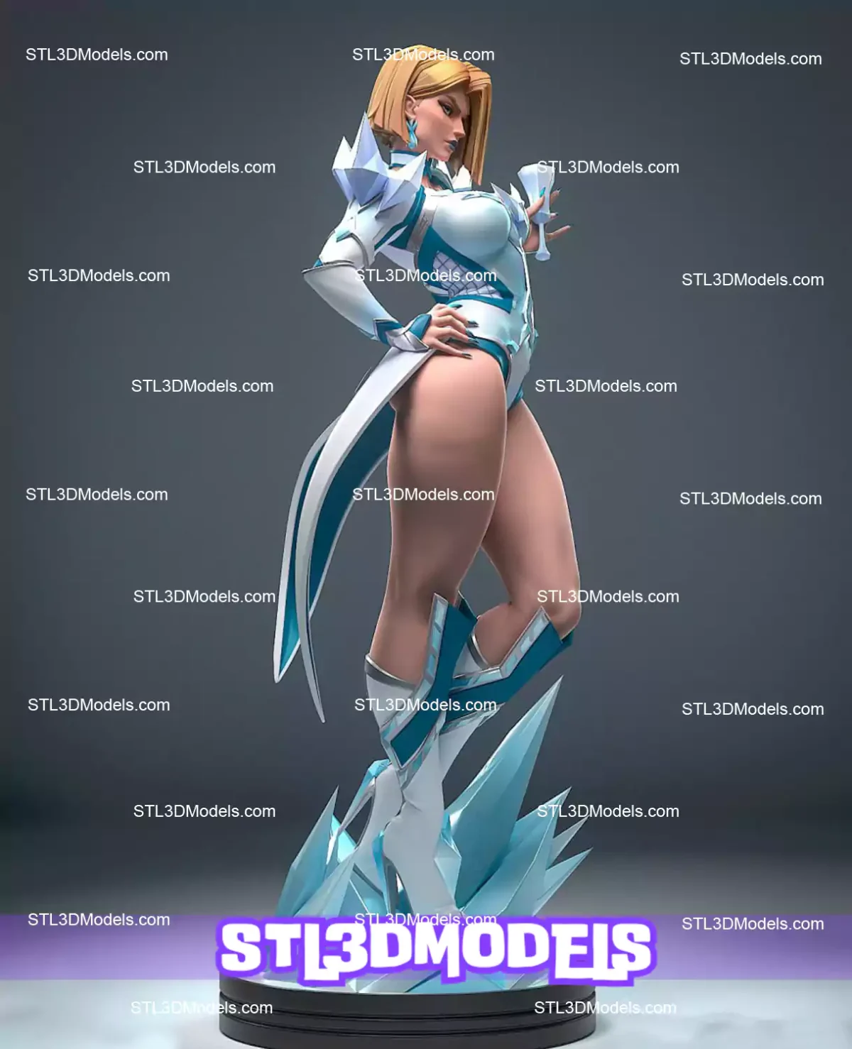 Emma Frost STL 3D Model