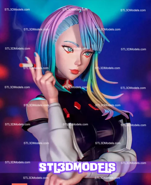 Lucy Cyberpunk Edgerunners STL 3D Model 
