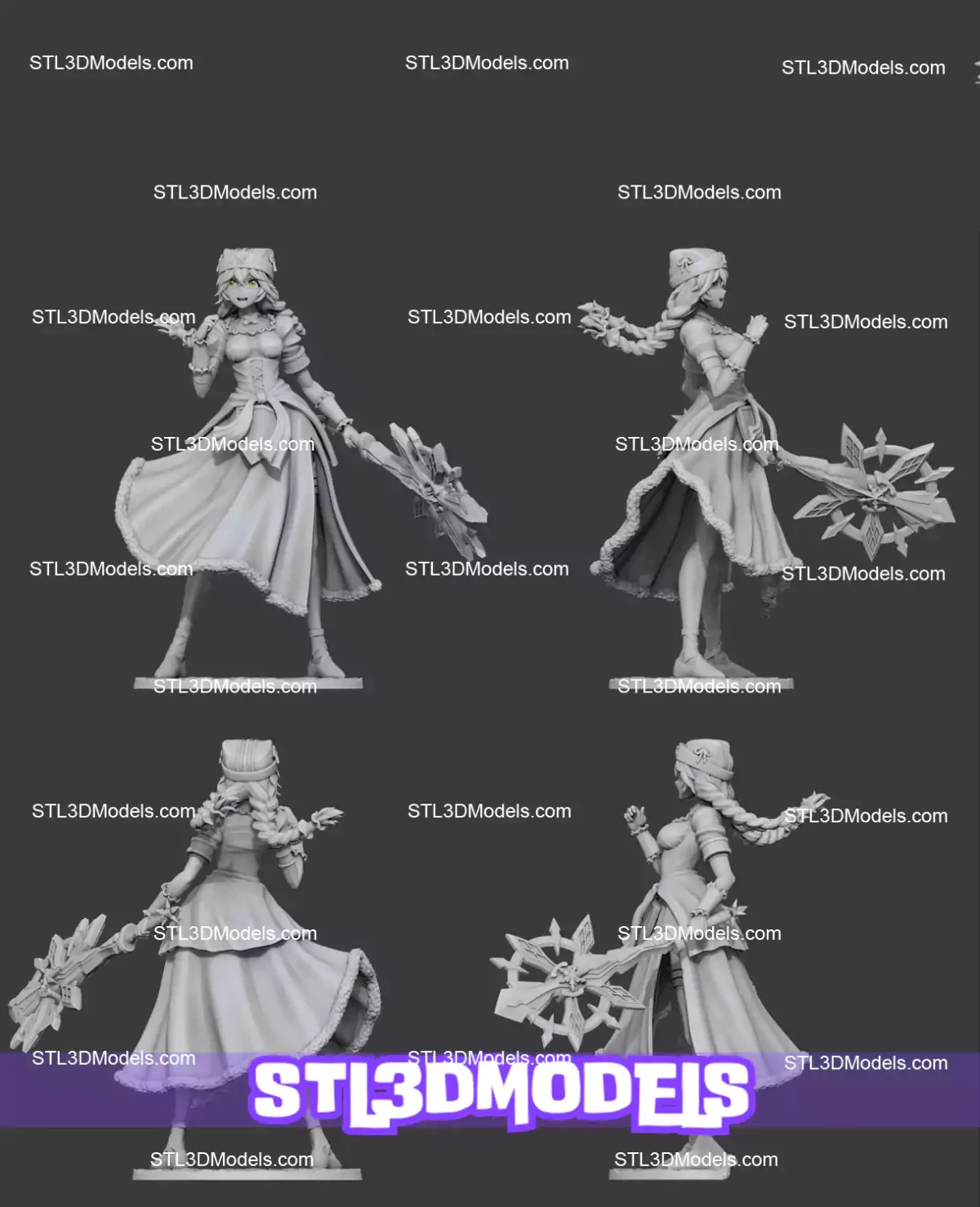 Lupusregina Beta STL 3D Model 