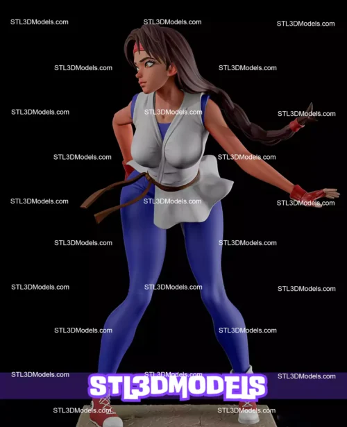 Yuri Sakazaki STL 3D Model