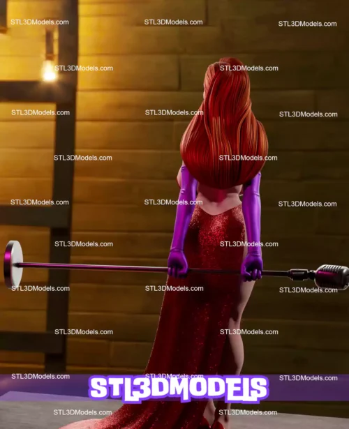 Jessica Rabbit STL 3D Model 