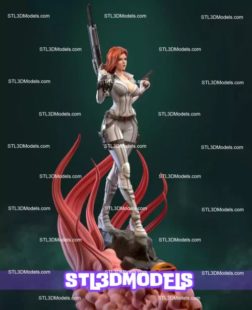 Black Widow STL 3D Model