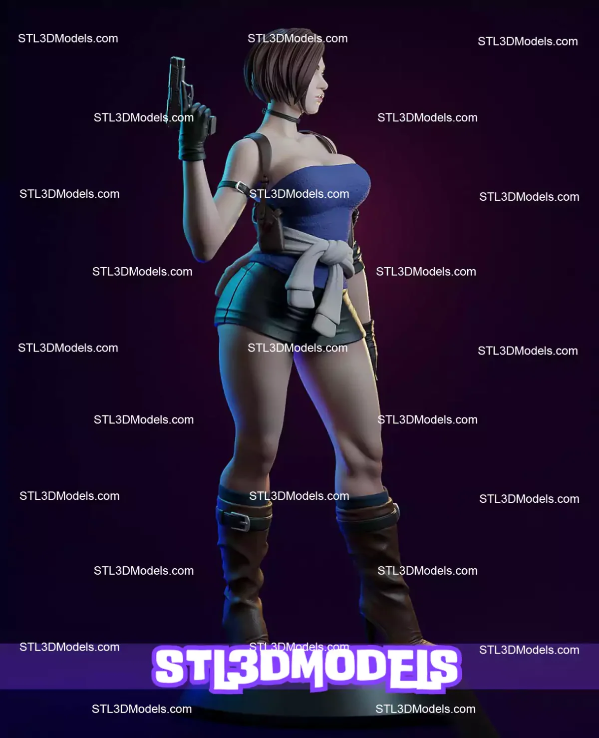 Jill Valentine STL 3D Model