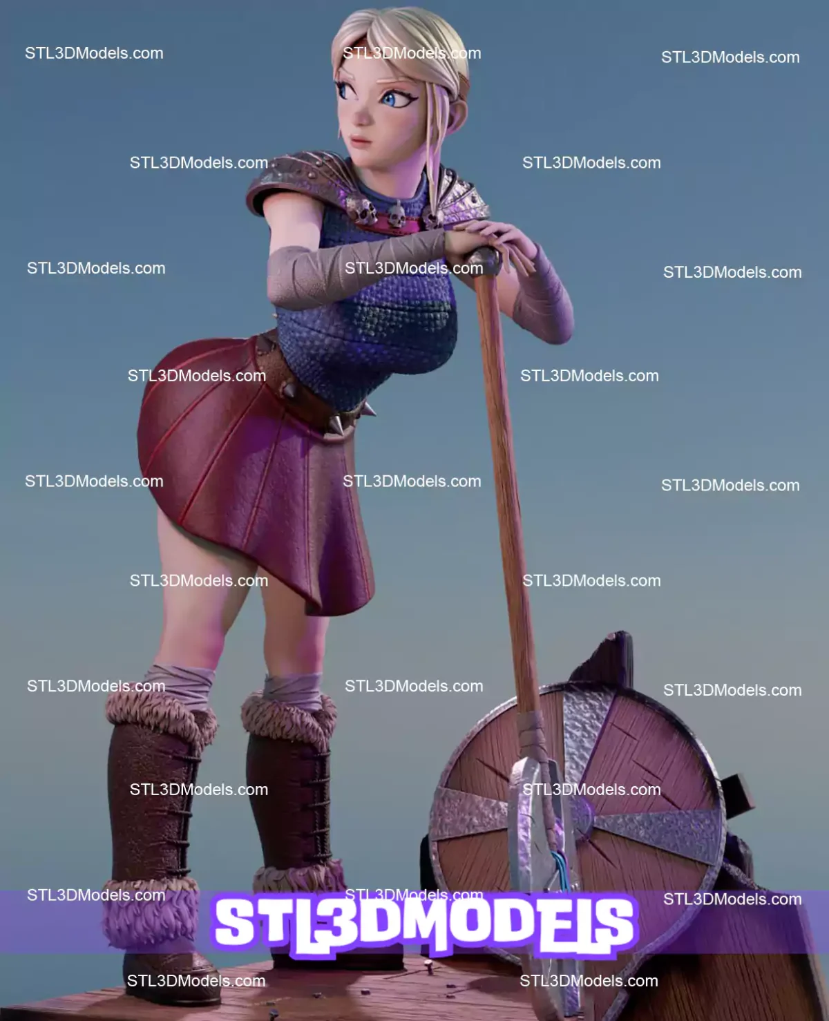 Astrid STL 3D Model 