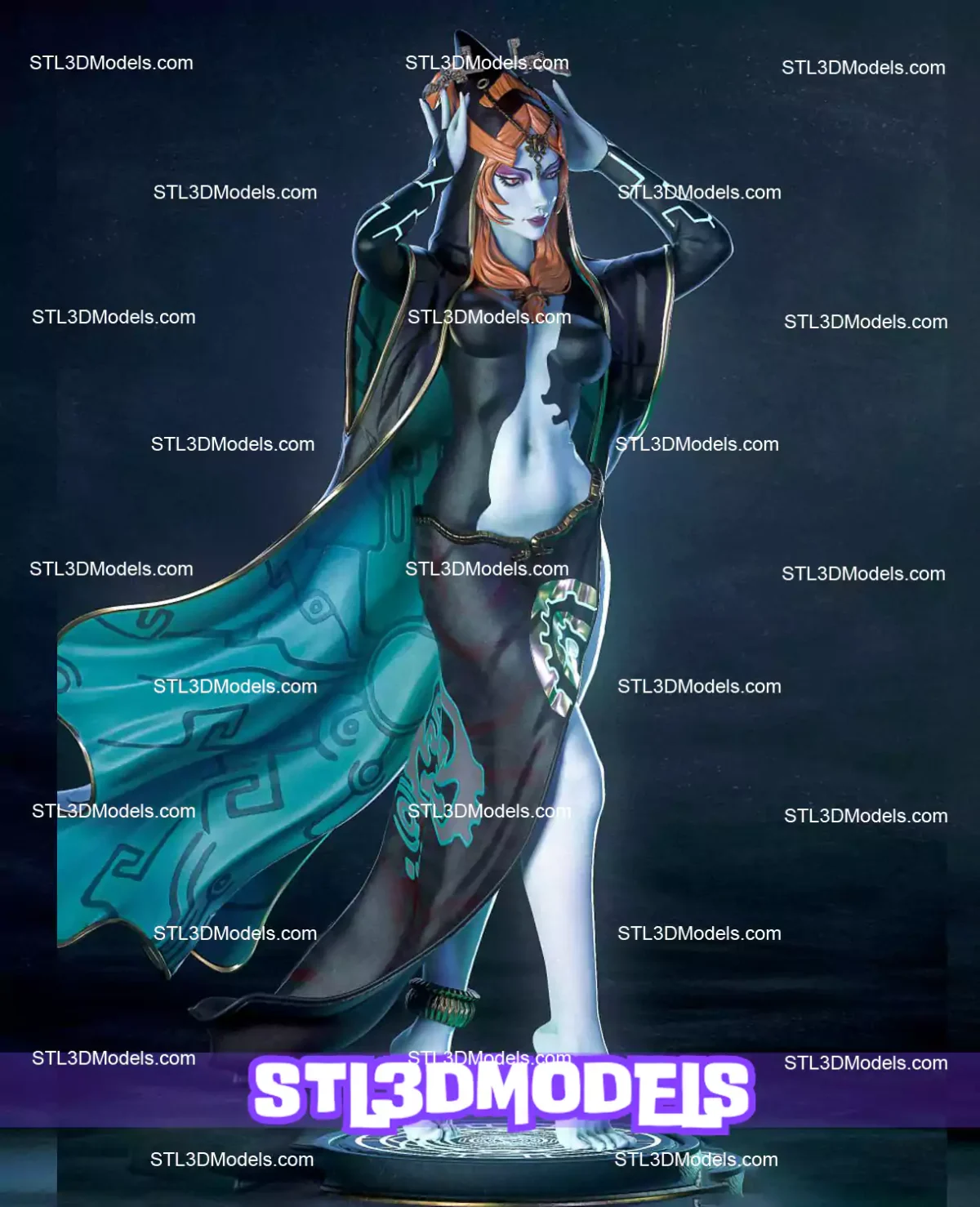 Midna Beautiful STL 3D Model