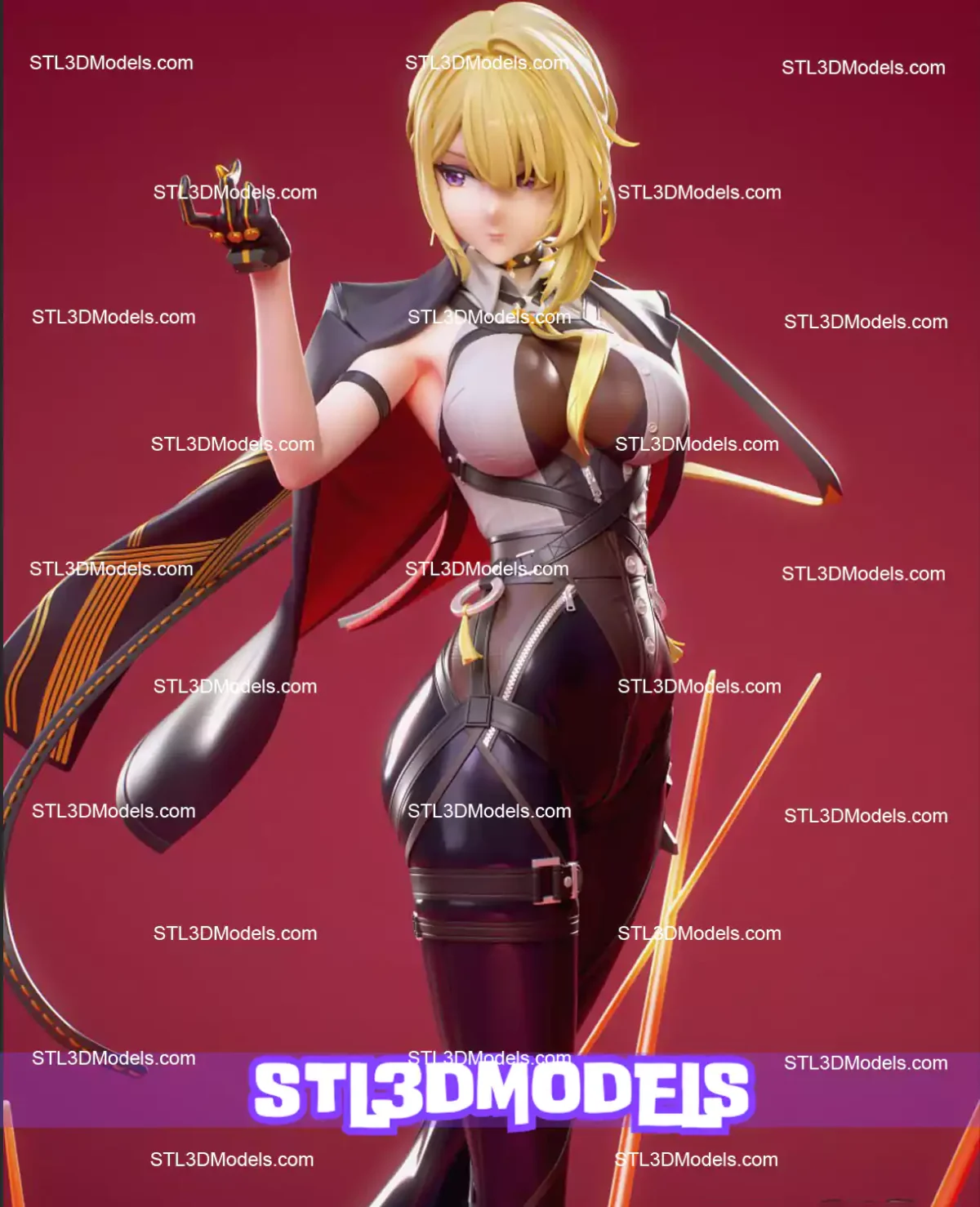 Evelyn Chevalier STL 3D Model 