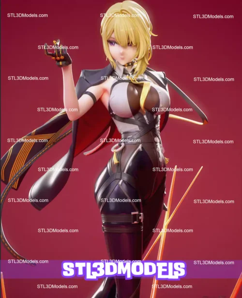 Evelyn Chevalier STL 3D Model 