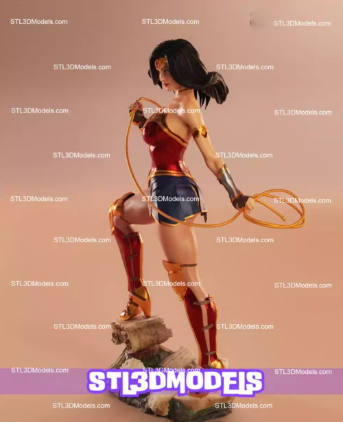 Wonder Woman STL 3D Model 