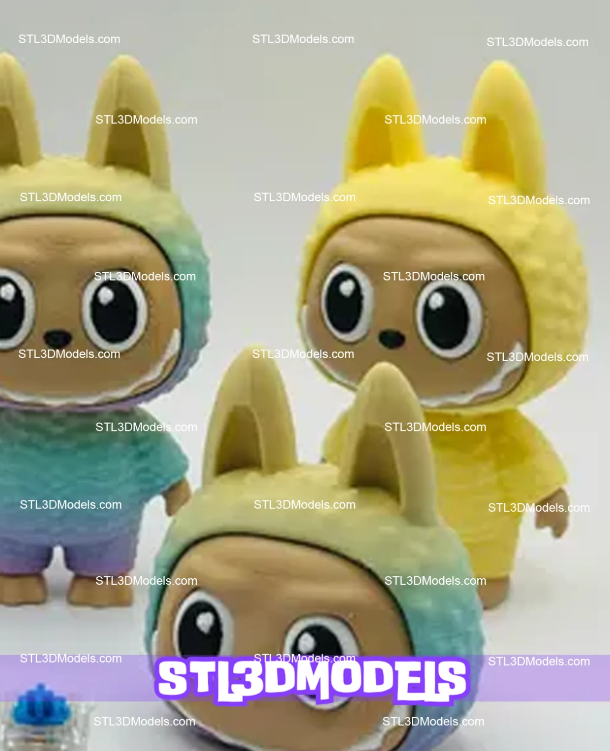 Labubu Clicker STL 3D Model