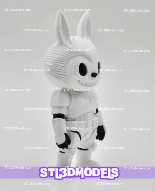 Labubu Stormtrooper STL 3D Model 