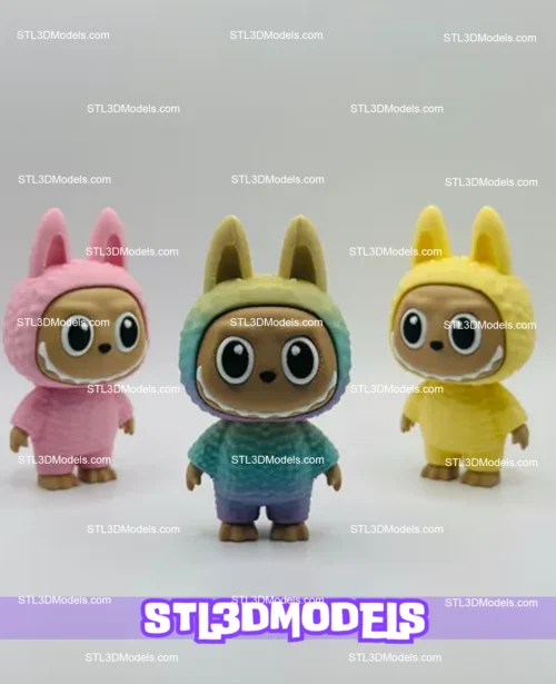 Labubu Clicker STL 3D Model
