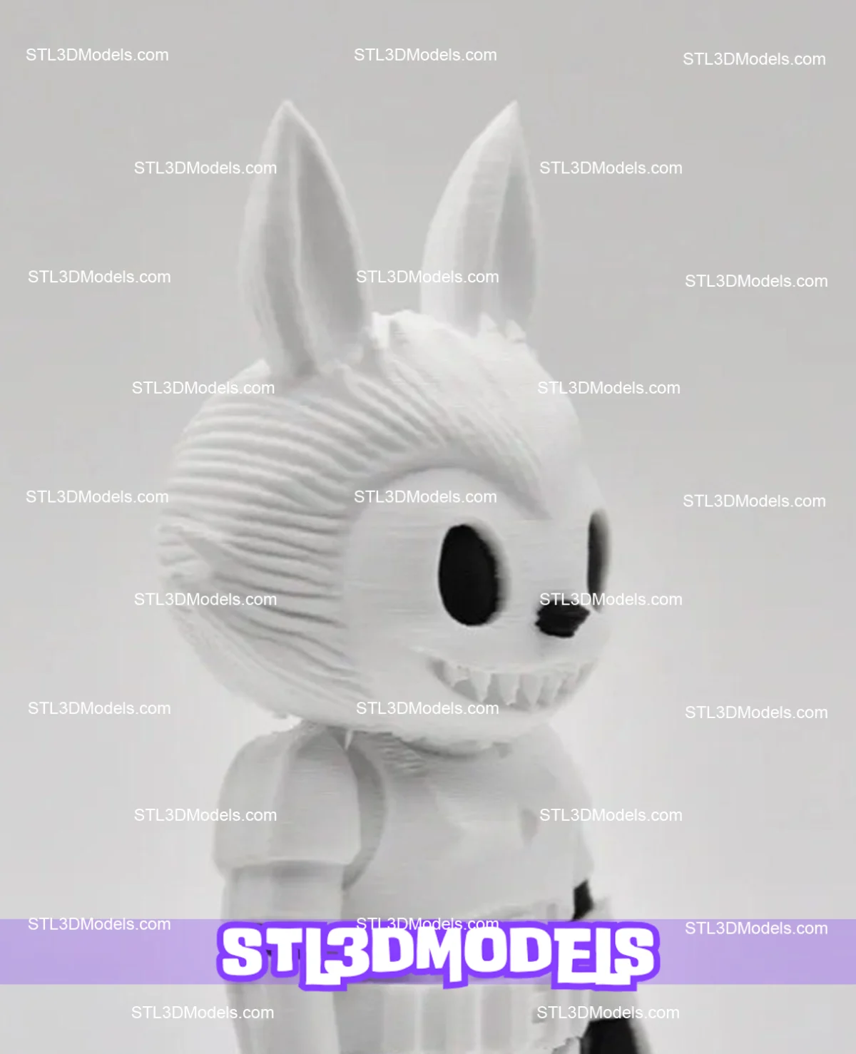 Labubu Stormtrooper STL 3D Model 