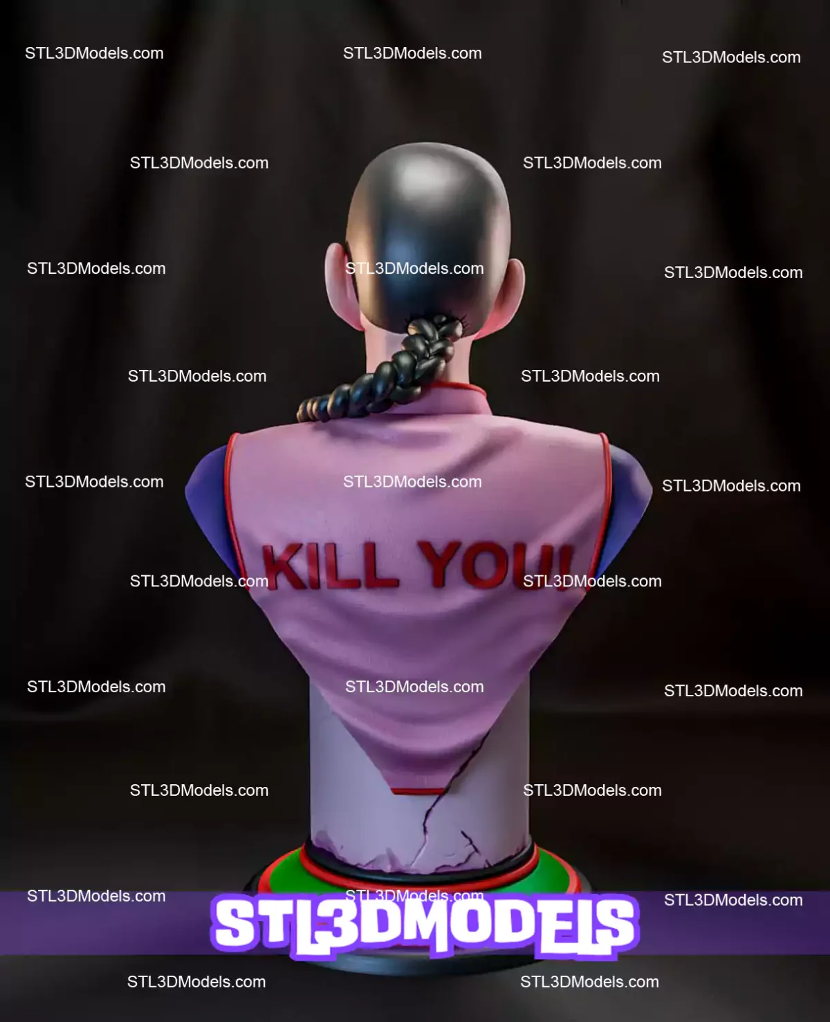 Tao Pai Pai Bust STL 3D Model