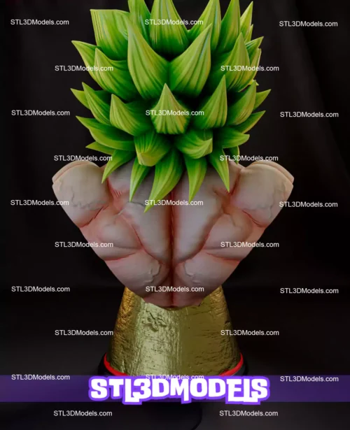 Broly Bust STL 3D Model