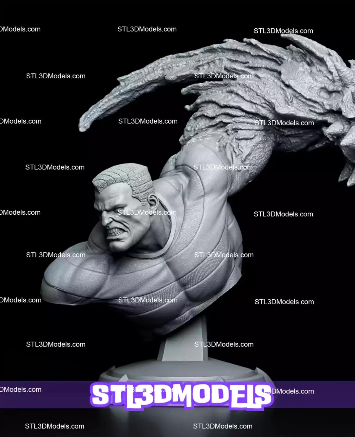 Sandman Bust STL 3D Model 