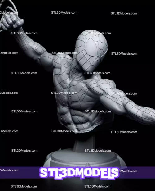 Spider‑Man Bust STL 3D Model 