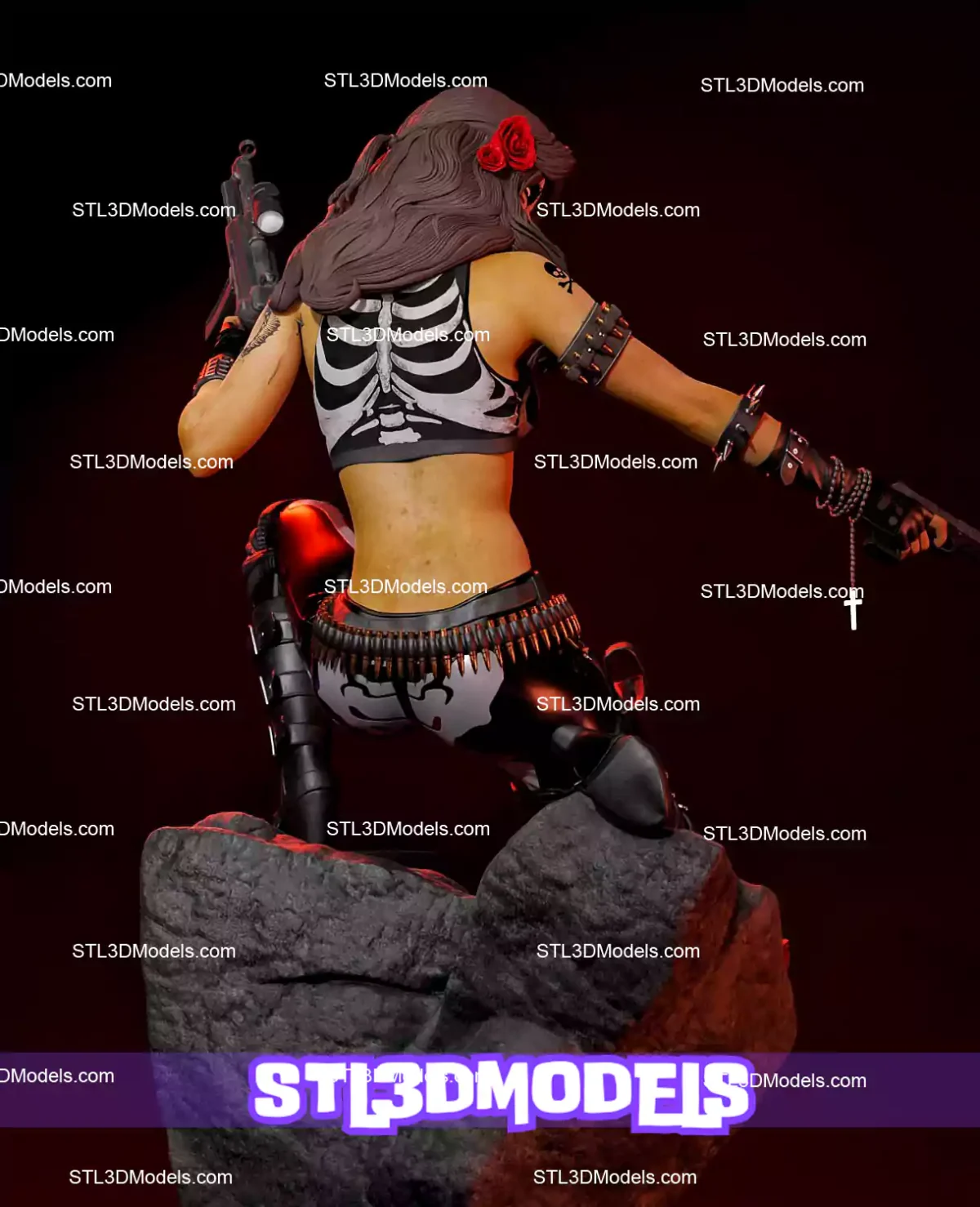 La Muerta Coffin Comics STL 3D Model 