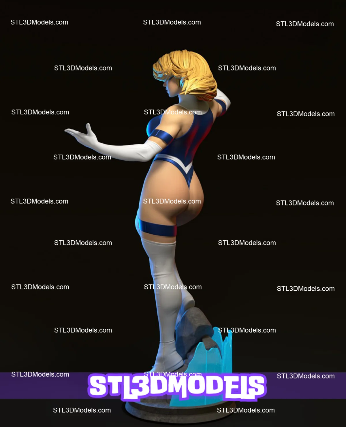 Sue Storm STL 3D Model