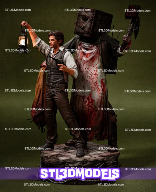 The Evil Within Diorama STL 3D Model 