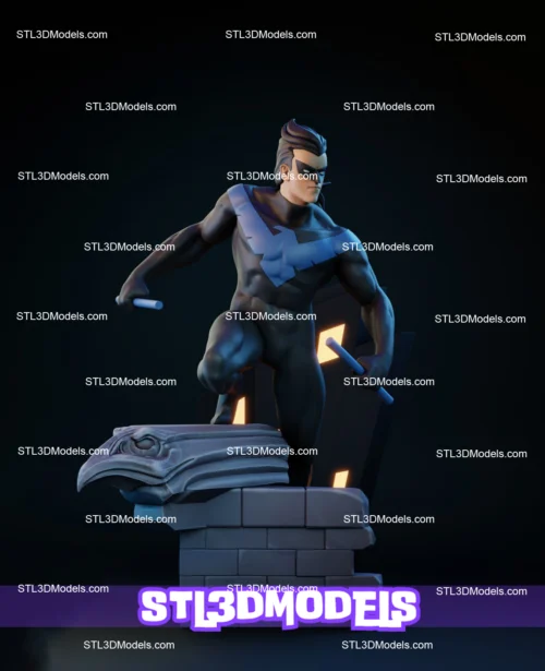 Nightwing STL 3D Model 