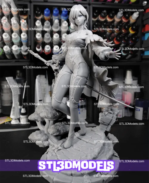 10H NieR Automata STL 3D Model