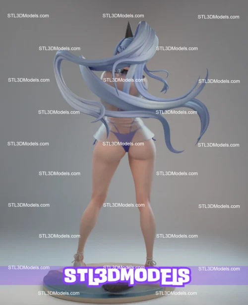 Nikke Helm Aquamarine STL 3D Model
