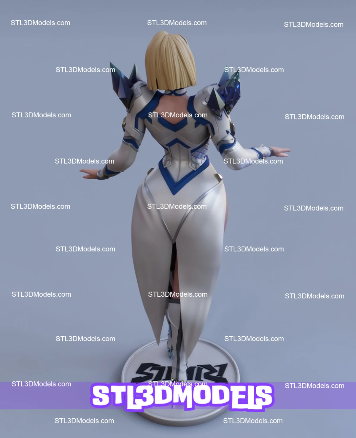 Emma Frost STL 3D Model 