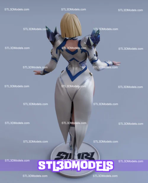 Emma Frost STL 3D Model 