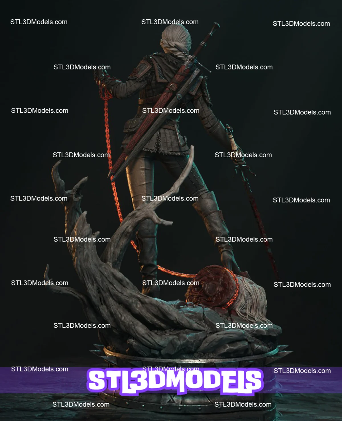 Ciri STL 3D Model 