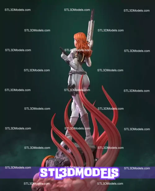 Black Widow STL 3D Model