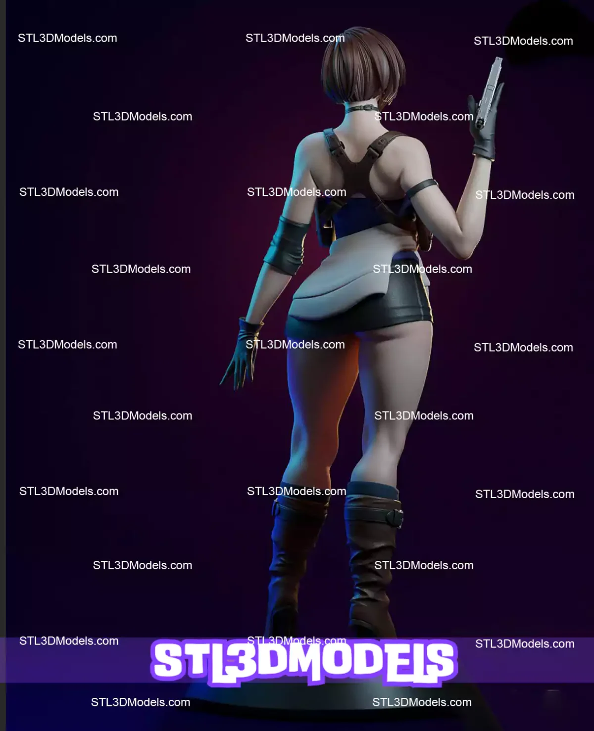 Jill Valentine STL 3D Model