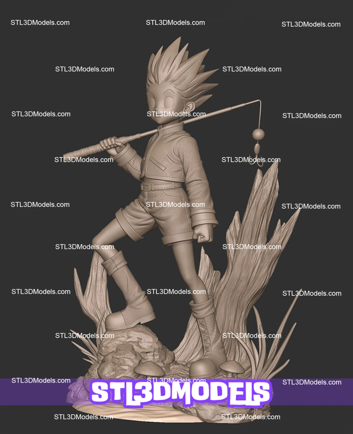 Gon Freecss STL 3D Model 