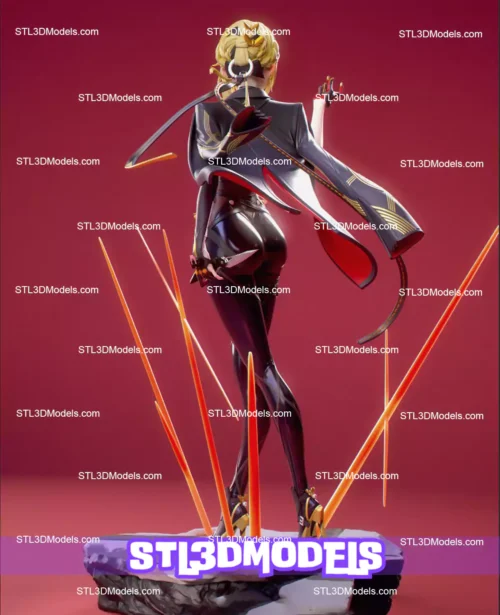 Evelyn Chevalier STL 3D Model 