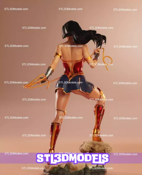 Wonder Woman STL 3D Model 
