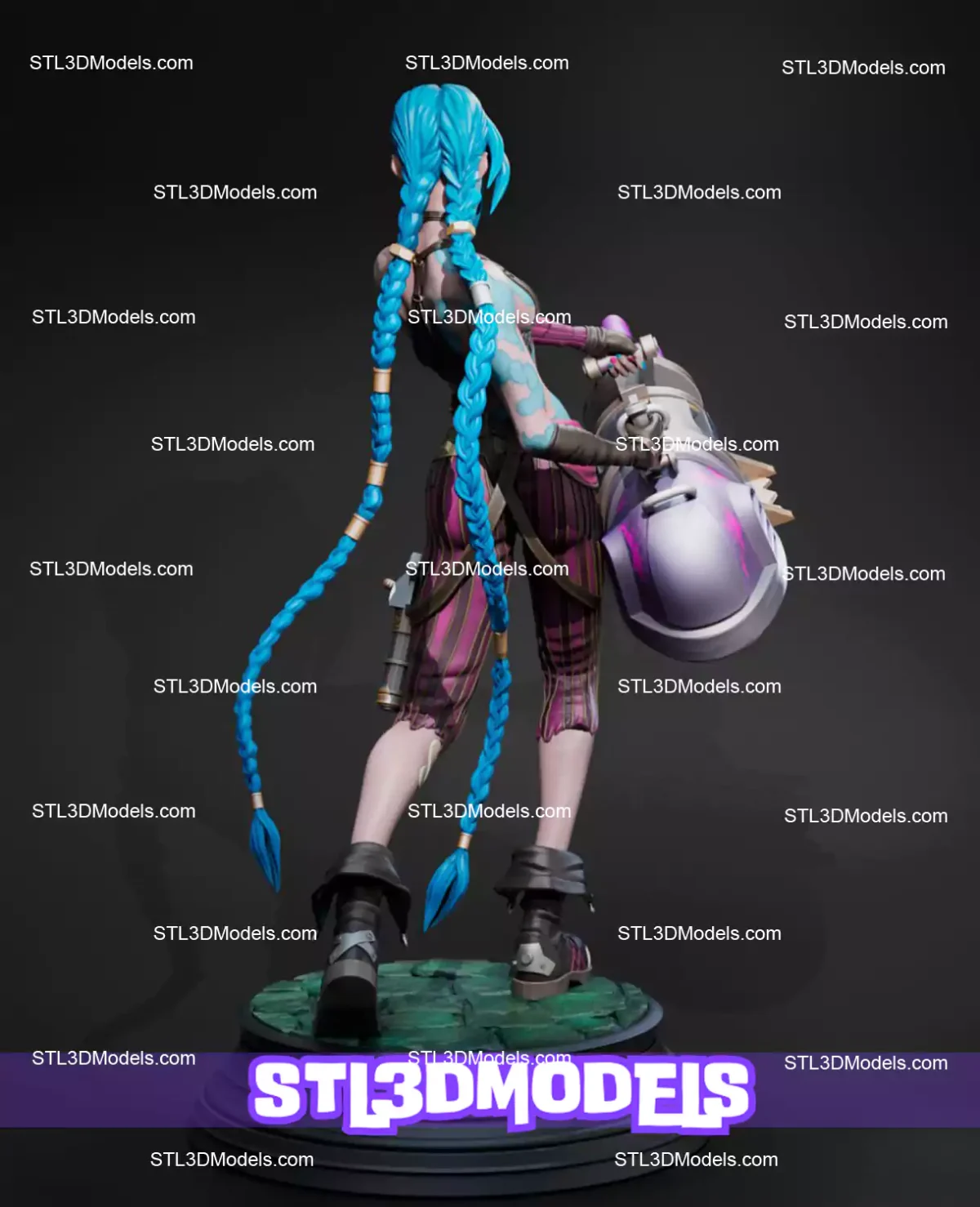 Jinx STL 3D Model 