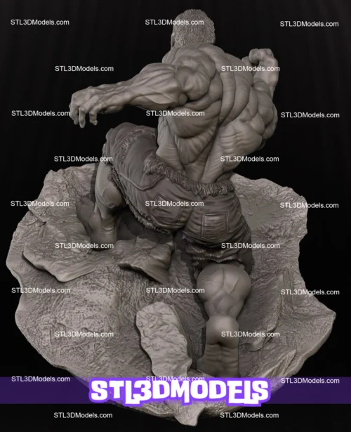 Hulk STL 3D Model 