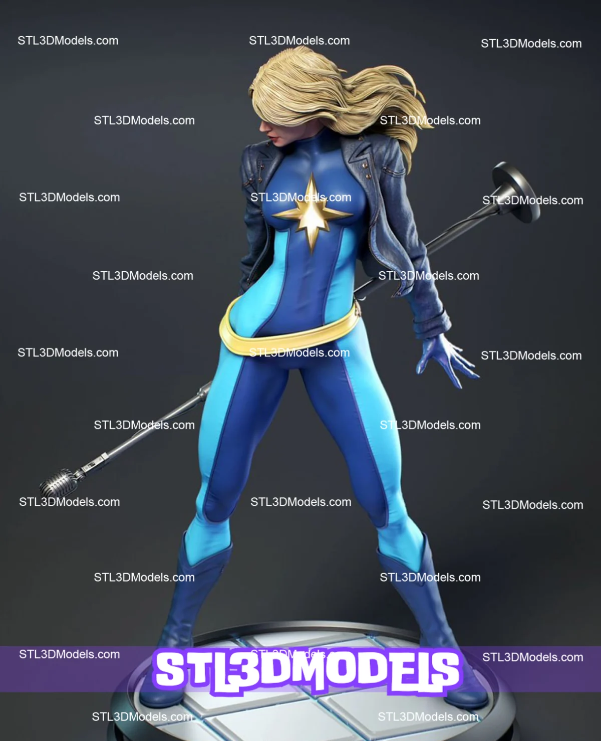Dazzler STL 3D Model 