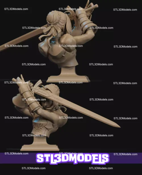 Bust Pack 9 Character STL 3D Printable