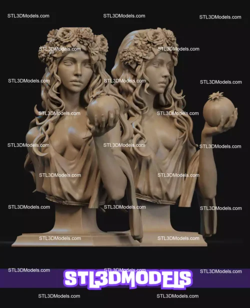 Bust Pack 9 Character STL 3D Printable