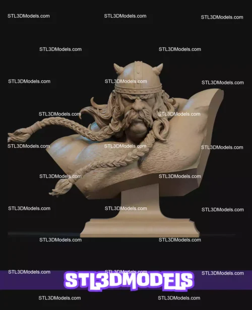 Obelix Bust STL 3D Printable Model