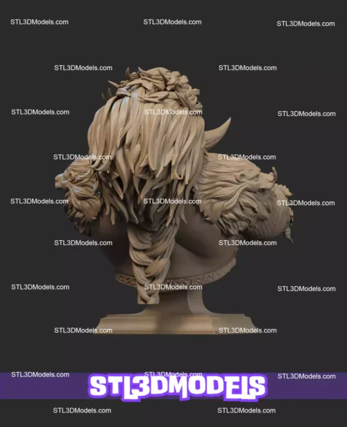 Radahn and Miquella Bust STL 3D Print