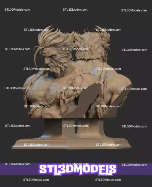 Logan Bust STL 3D Printable Model