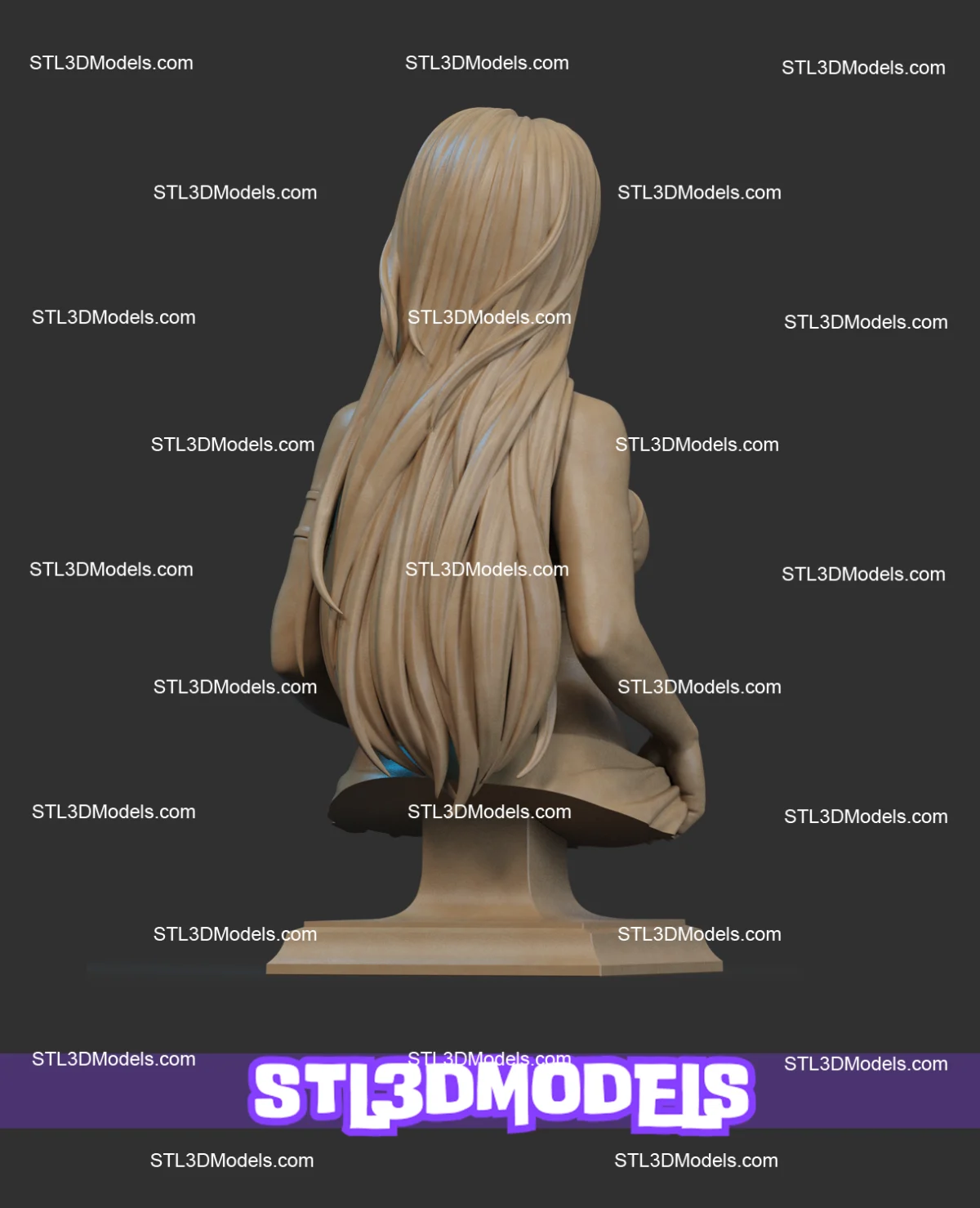 Kida Bust STL 3D Printable Model