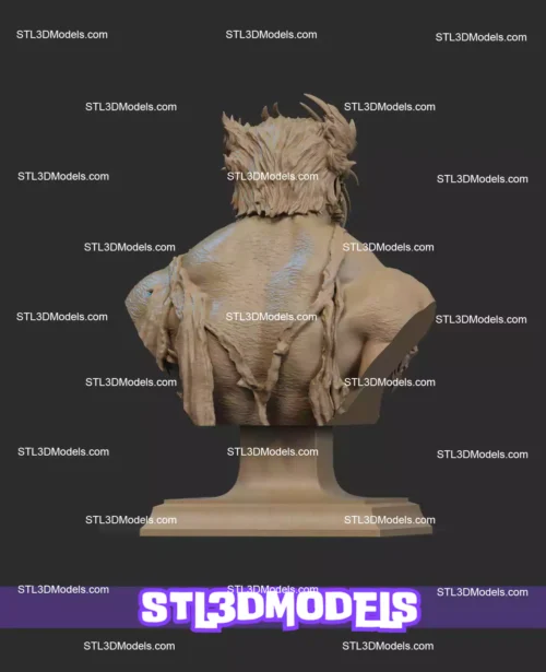 Logan Bust STL 3D Printable Model