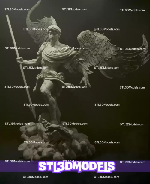 Archangel Michael Divine Warrior STL Figure