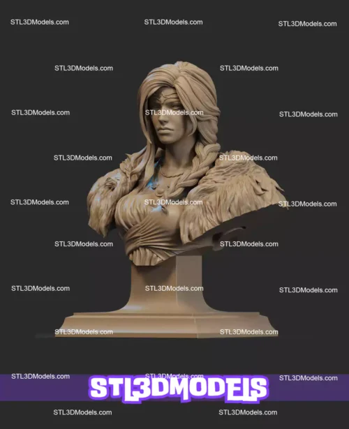 Freyja Bust STL Files