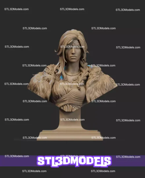 Freyja Bust STL Files