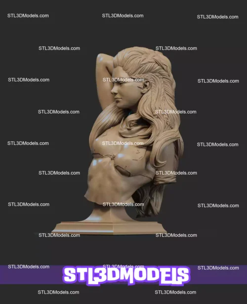 Aloy Bust STL File