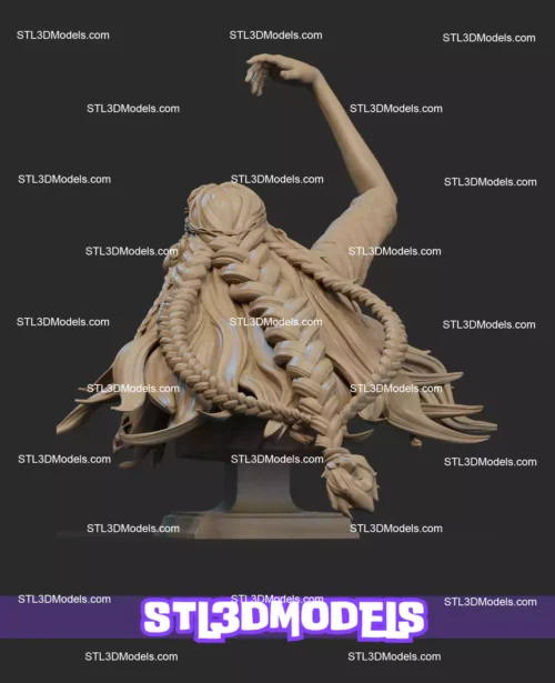 Radahn and Miquella Bust STL 3D Print