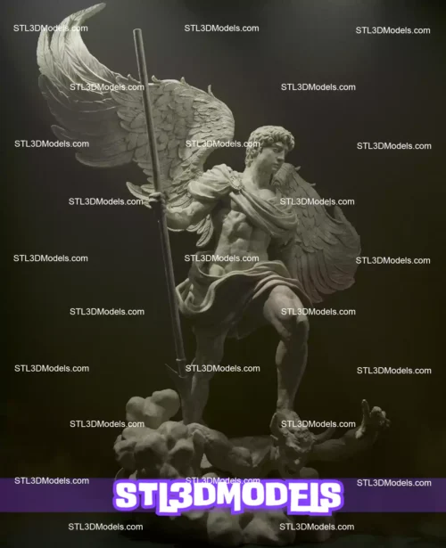 Archangel Michael Divine Warrior STL Figure
